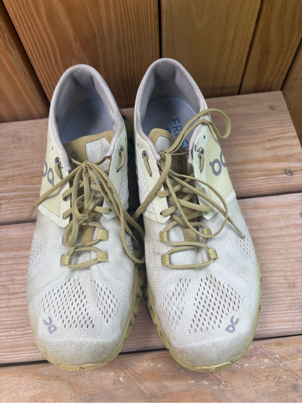 On Cloud X Running Sneaker Shoes Glade/Citron Yellow
